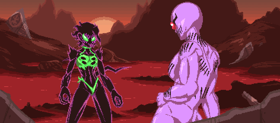 Pixel Art Landscape Loop